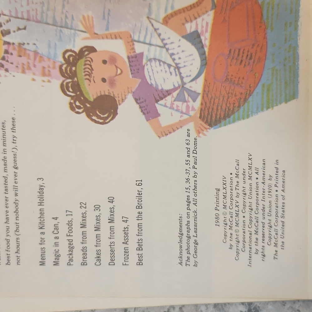 Vintage McCalls Practically Cookless Cookbook - Picture 8 of 13